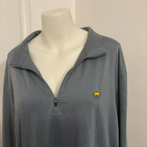 Jack Nicholson size XL Dusty Blue Long Sleeve Quarter Zip Golf Pullover - Picture 3 of 6
